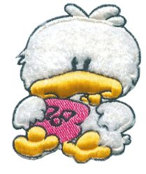 Nažehľovacie aplikácie veľké - kuriatko